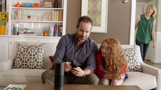 Amazon Echo-living room