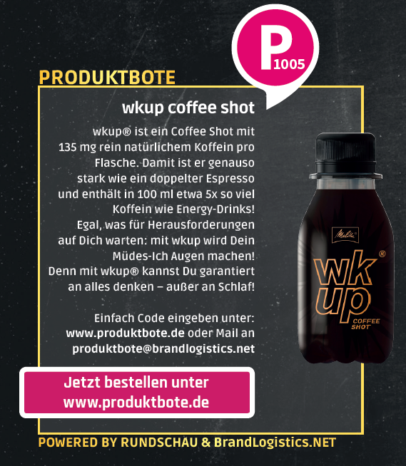 Beispiel: ProduktBote Anzeige Rundschau