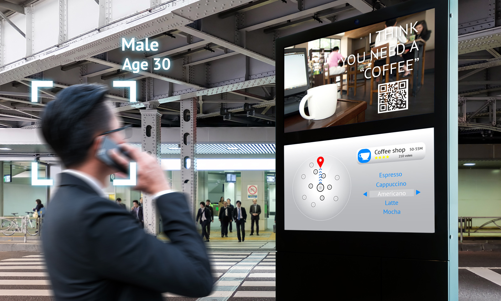 AdXm Wertschöpfung mit Digital Signage Installationen